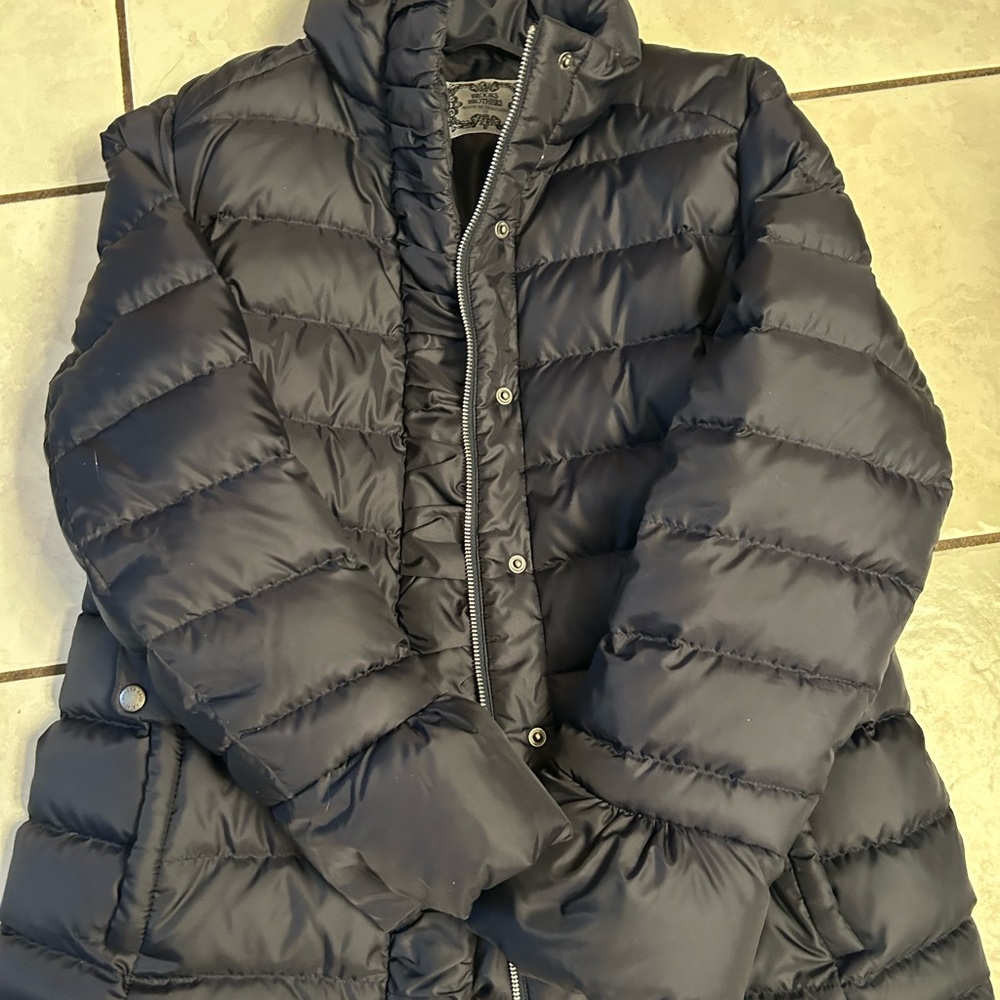 Brooks Brothers Dark Blue Puffer Jacket